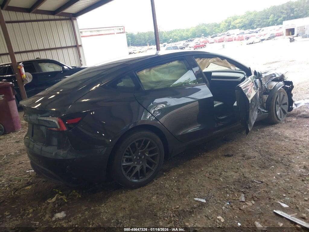 5YJ3E1EA6SF057975 2025 TESLA MODEL 3 photo no. 4