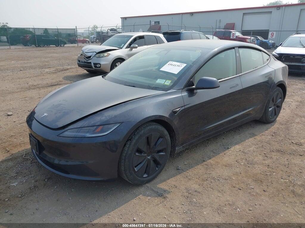 5YJ3E1EB4SF986717 2025 TESLA MODEL 3 photo no. 2