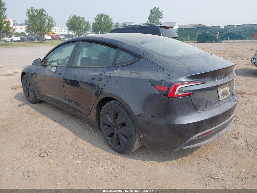 5YJ3E1EB4SF986717 2025 TESLA MODEL 3 photo no. 3