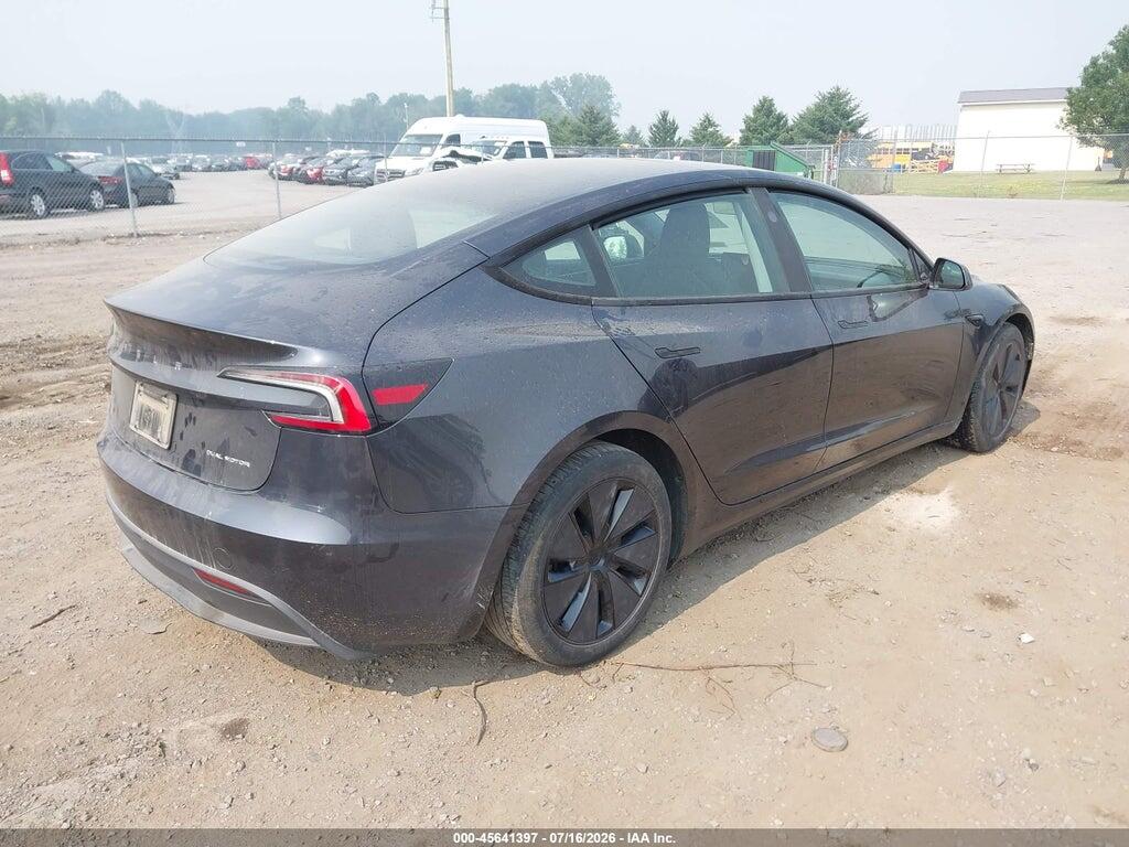 5YJ3E1EB4SF986717 2025 TESLA MODEL 3 photo no. 4