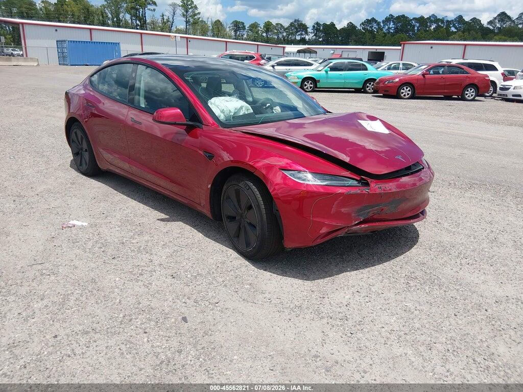 5YJ3E1EA0SF887240 2025 TESLA MODEL 3 photo no. 1