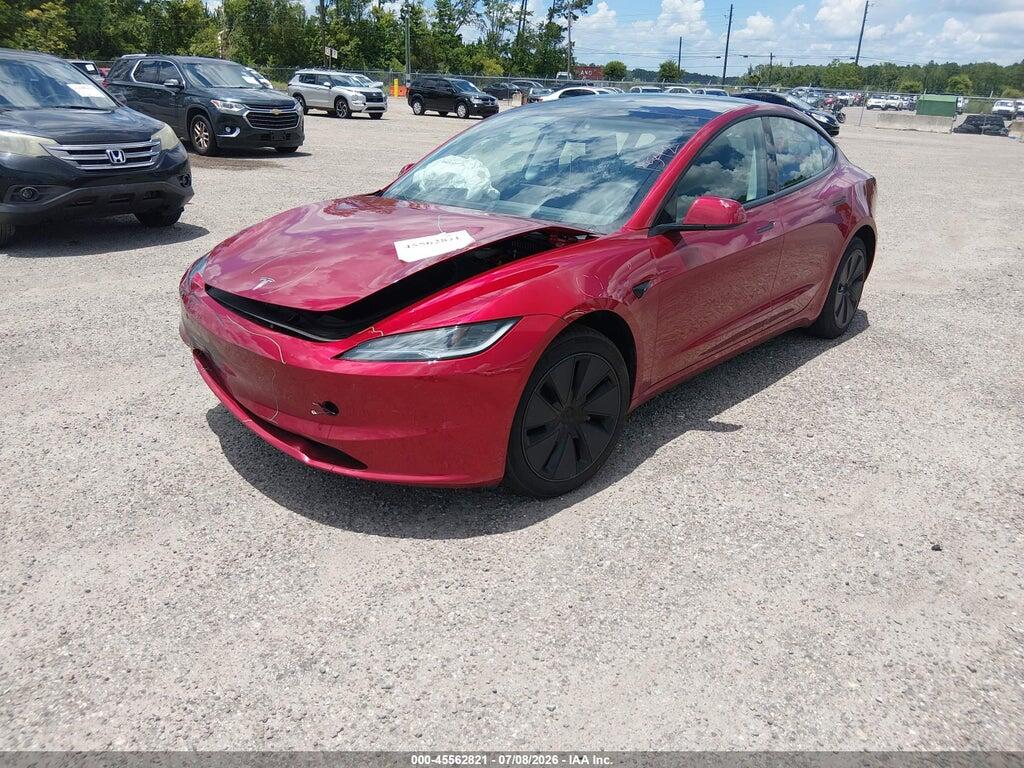 5YJ3E1EA0SF887240 2025 TESLA MODEL 3 photo no. 2