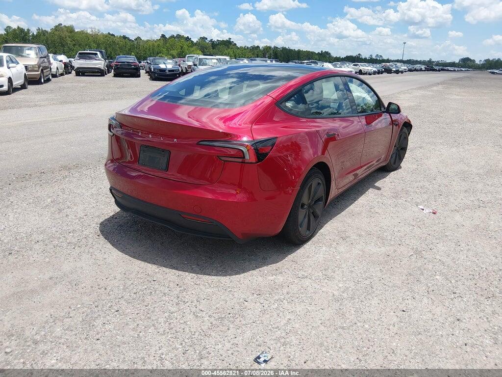 5YJ3E1EA0SF887240 2025 TESLA MODEL 3 photo no. 4