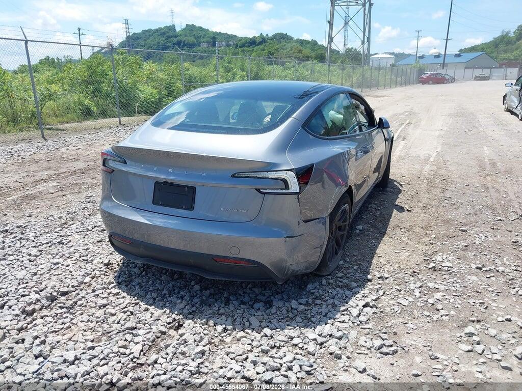 5YJ3E1EB1SF894870 2025 TESLA MODEL 3 photo no. 4
