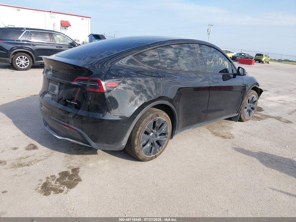 7SAYGDEE2SF222637 2025 TESLA MODEL Y photo no. 4