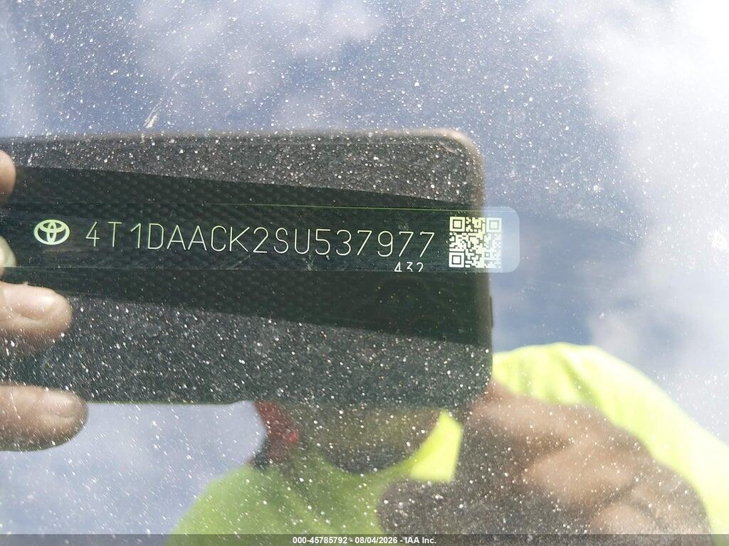 4T1DAACK2SU537977 2025 TOYOTA CAMRY photo no. 9