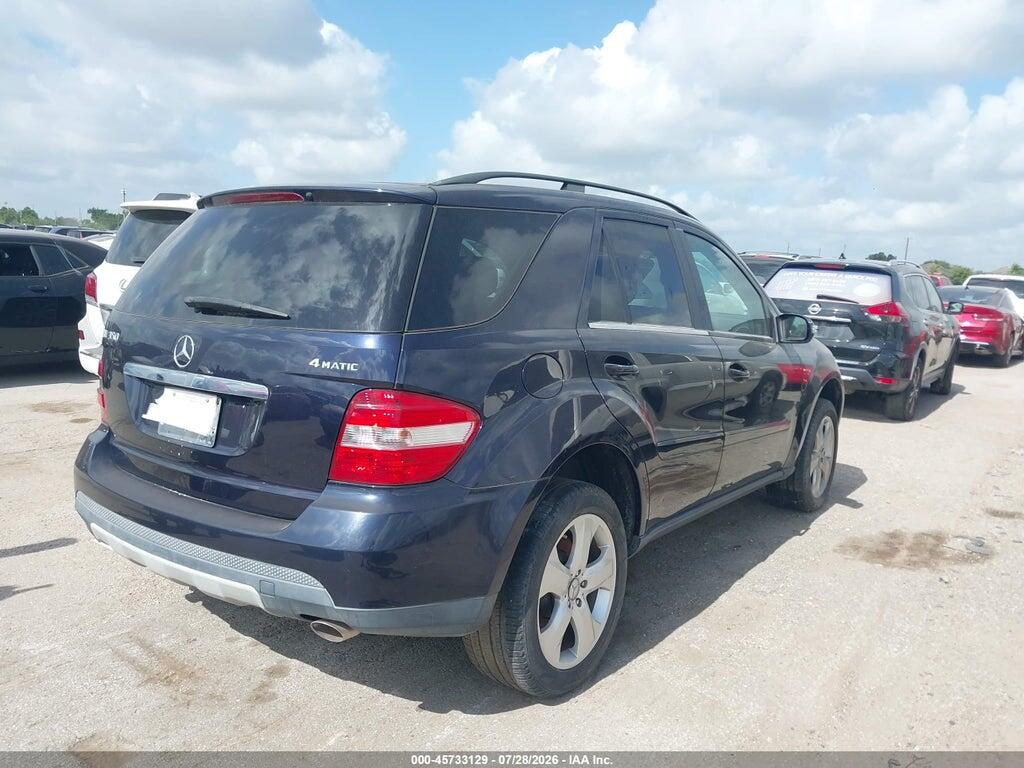 4JGBB86E77A215637 2007 MERCEDES-BENZ ML 350 photo no. 4