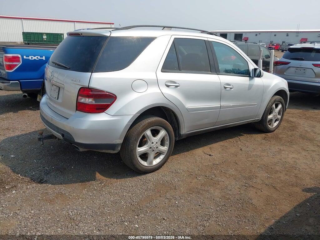 4JGBB86E37A223590 2007 MERCEDES-BENZ ML 350 photo no. 4
