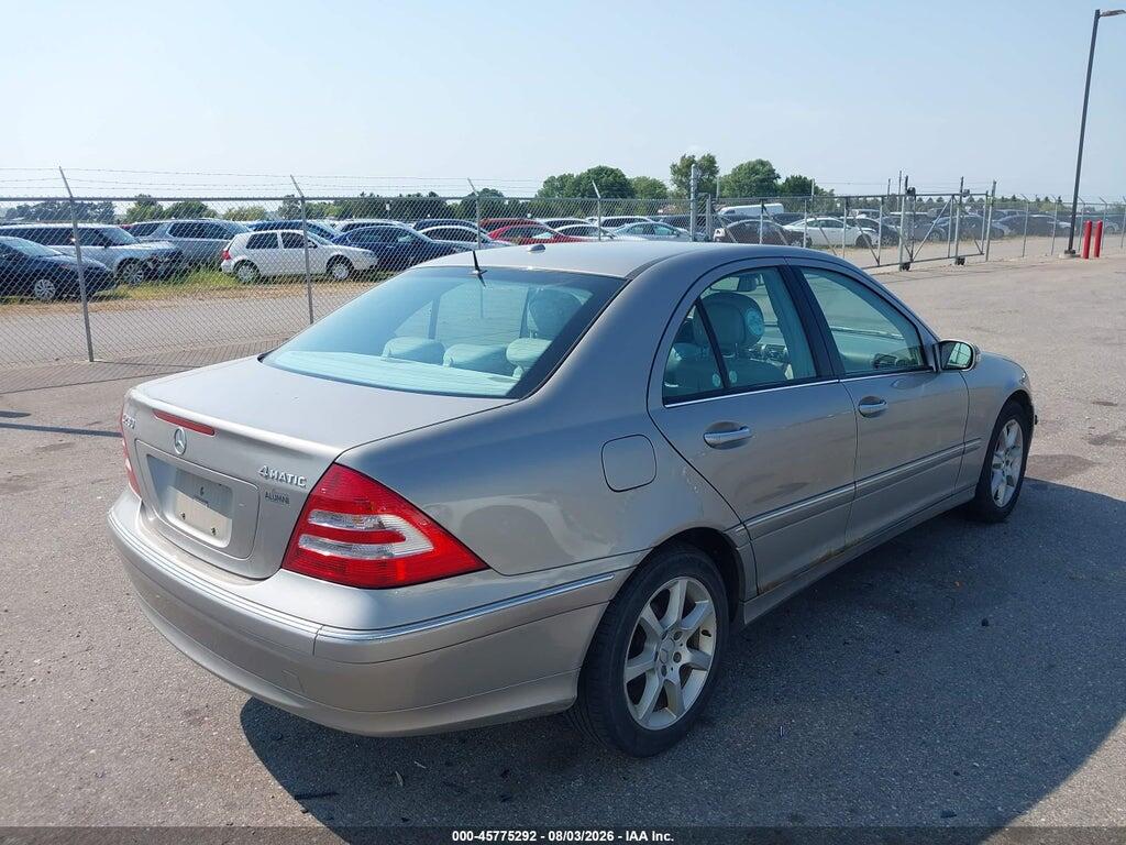 WDBRF92J57F906974 2007 MERCEDES-BENZ C 280 photo no. 4