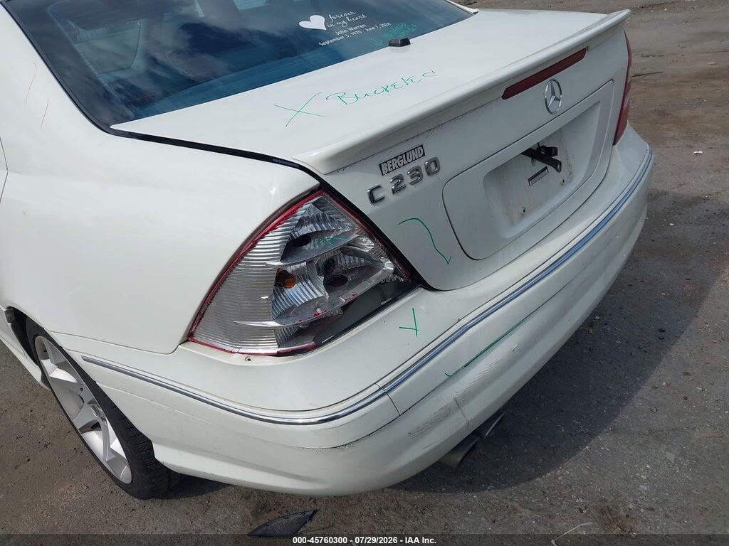 WDBRF52H37F918496 2007 MERCEDES-BENZ C 230 photo no. 6