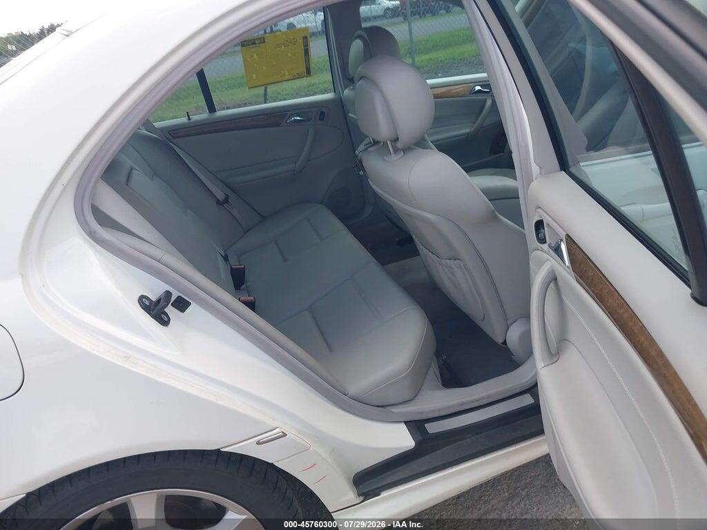 WDBRF52H37F918496 2007 MERCEDES-BENZ C 230 photo no. 8