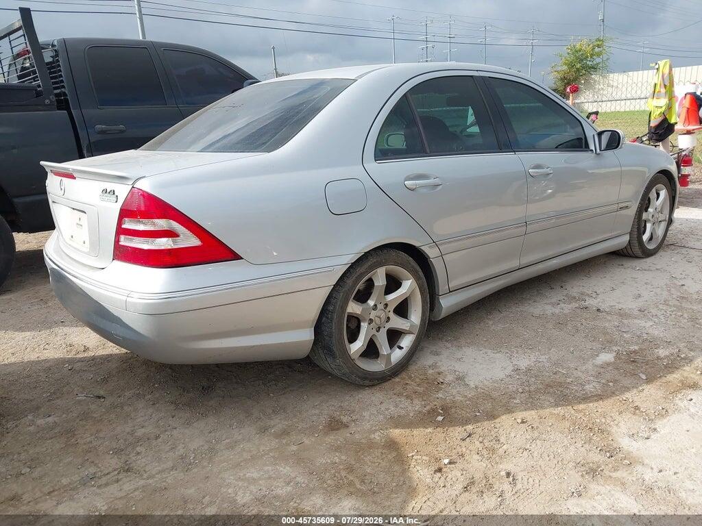 WDBRF52H77F858366 2007 MERCEDES-BENZ C 230 photo no. 4