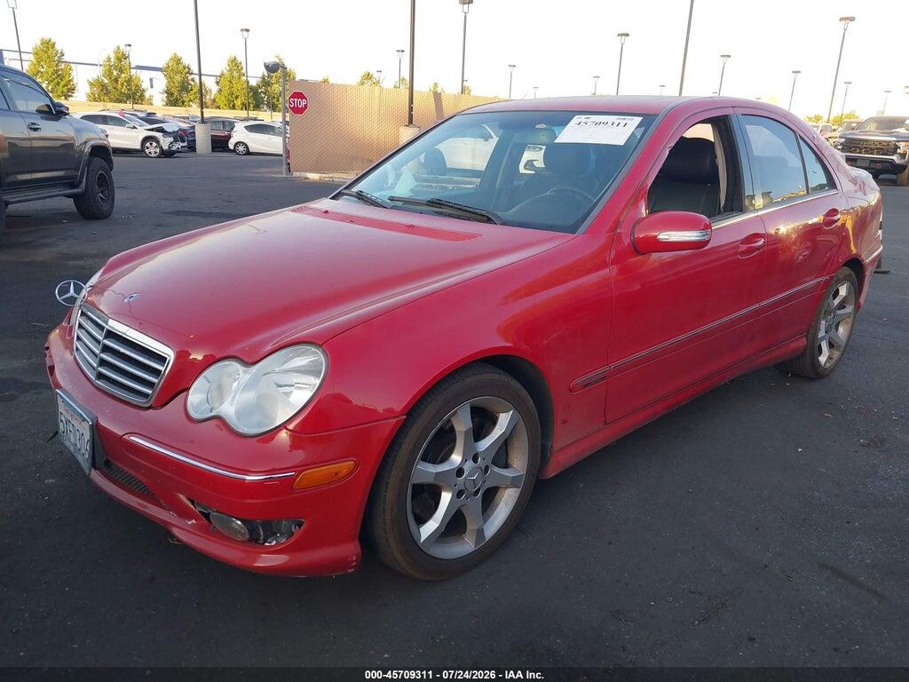 WDBRF52H07F862646 2007 MERCEDES-BENZ C 230 photo no. 2