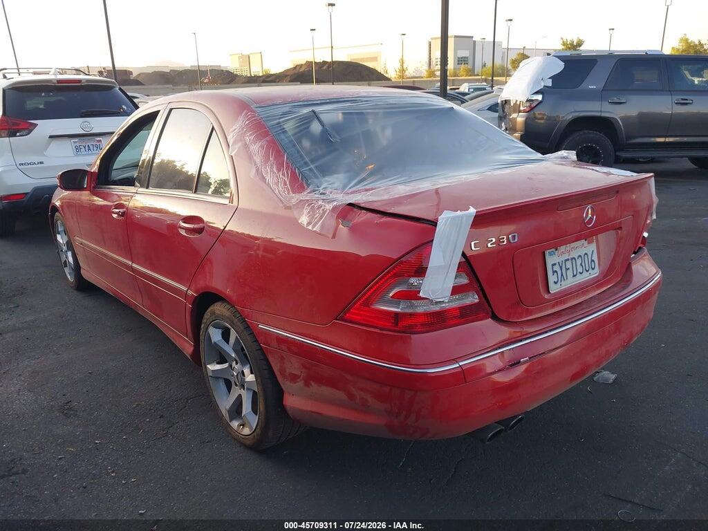 WDBRF52H07F862646 2007 MERCEDES-BENZ C 230 photo no. 3