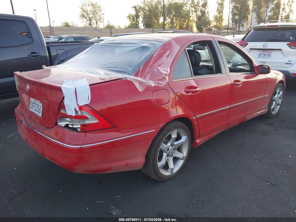WDBRF52H07F862646 2007 MERCEDES-BENZ C 230 photo no. 4