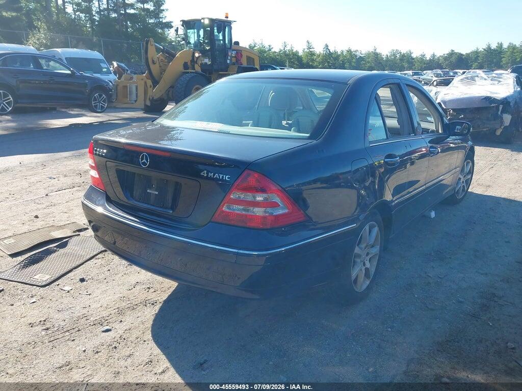 WDBRF92H27F903091 2007 MERCEDES-BENZ C 280 photo no. 4