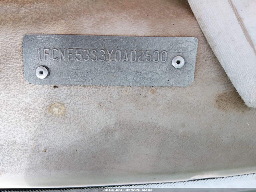1FCNF53S3Y0A02500 2000 FORD F550 photo no. 9