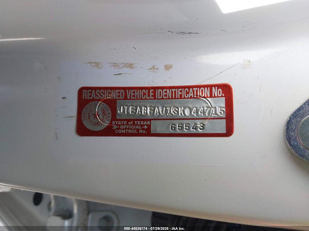 JTEABFAJ1SK044715 2025 TOYOTA LAND CRUISER photo no. 9