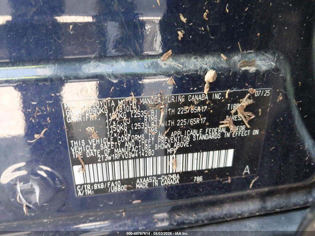 2T3W1RFV0SW414280 2025 TOYOTA RAV4 photo no. 9