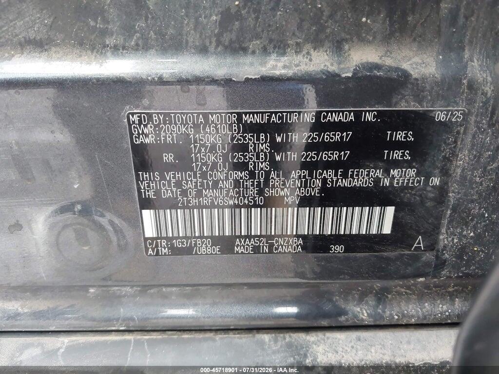 2T3H1RFV6SW404510 2025 TOYOTA RAV4 photo no. 9