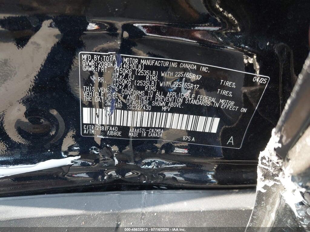2T3W1RFV5SC327430 2025 TOYOTA RAV4 photo no. 9