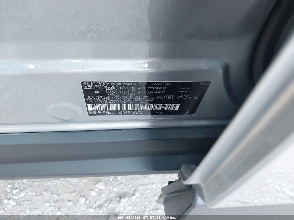 2T3G1RFV1SC540735 2025 TOYOTA RAV4 photo no. 9