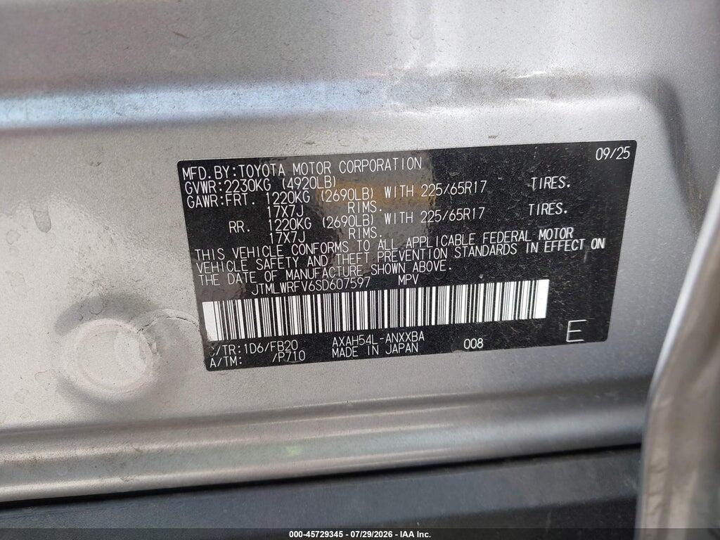 JTMLWRFV6SD607597 2025 TOYOTA RAV4 HYBRID photo no. 9