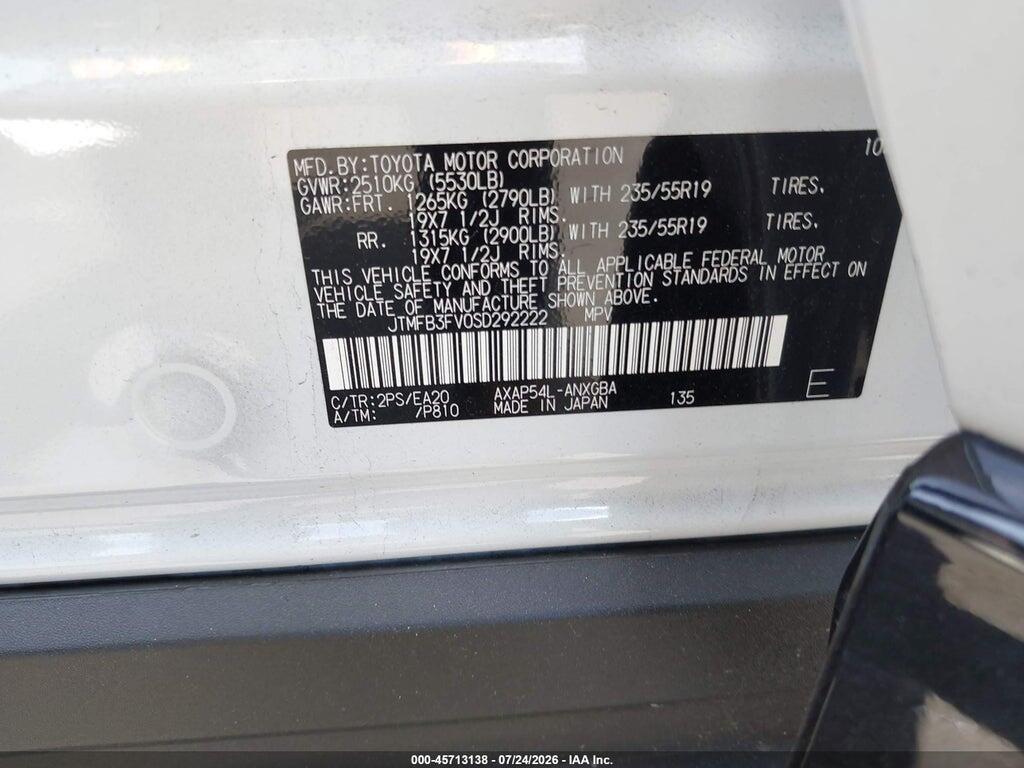 JTMFB3FV0SD292222 2025 TOYOTA RAV4 PLUG-IN HYBRID photo no. 9
