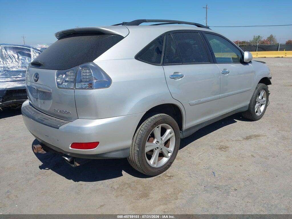 JTJHW31U982854485 2008 LEXUS RX 400H photo no. 4
