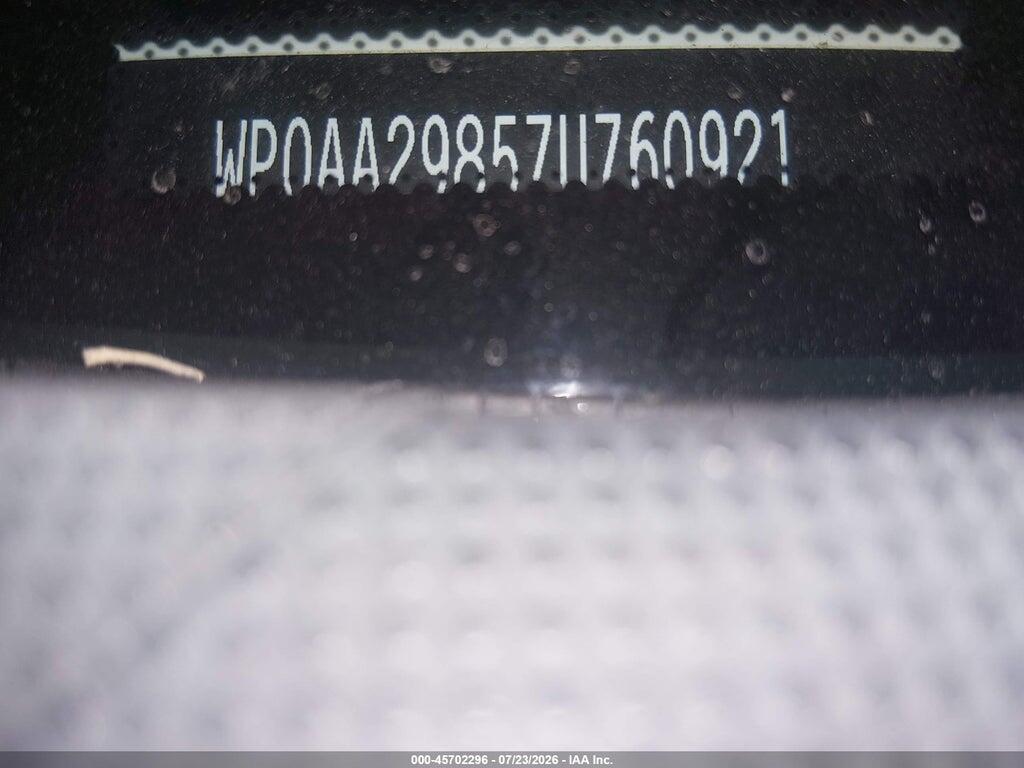 WP0AA29857U760921 2007 PORSCHE CAYMAN photo no. 9
