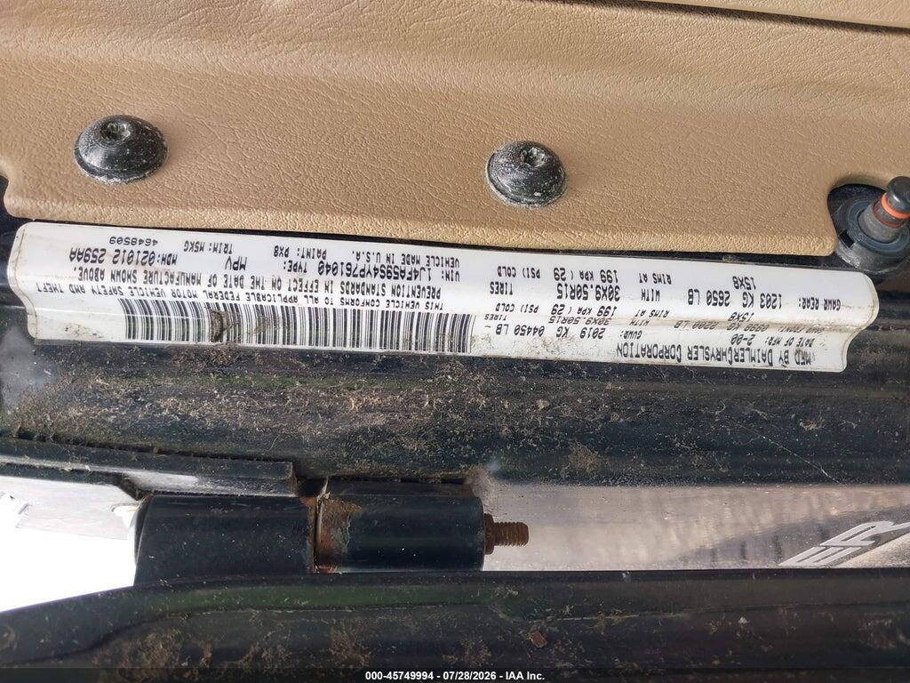 1J4FA59S4YP761040 2000 JEEP WRANGLER photo no. 9