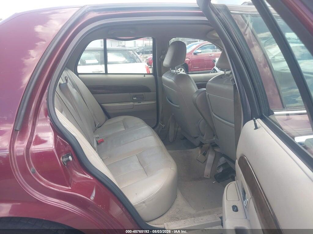 2MEFM75V58X637800 2008 MERCURY GRAND MARQUIS photo no. 8