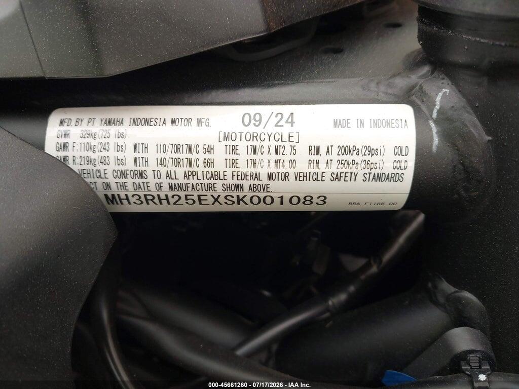 MH3RH25EXSK001083 2025 YAMAHA YFZ320 photo no. 10