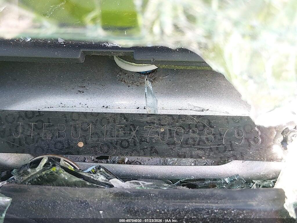 JTEBU11FX70088793 2007 TOYOTA FJ CRUISER photo no. 9