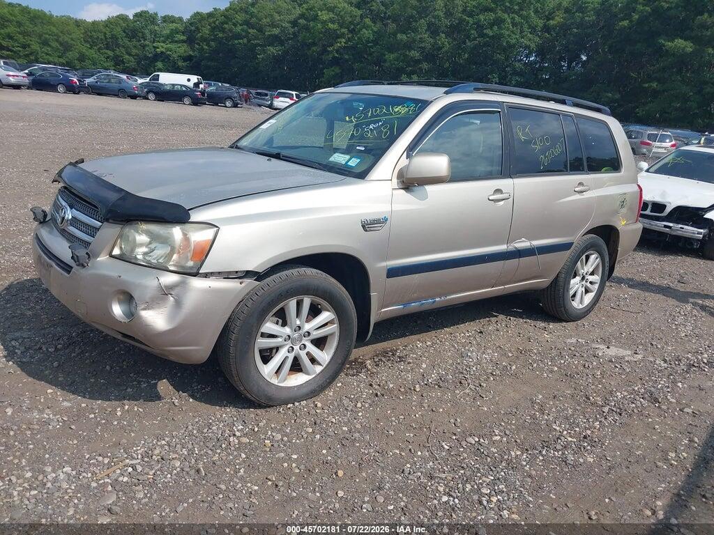 JTEDW21A770020187 2007 TOYOTA HIGHLANDER HYBRID photo no. 2