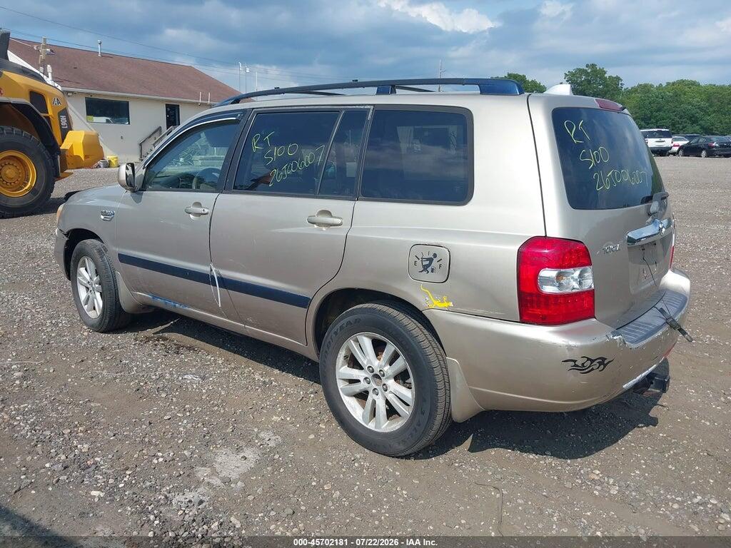 JTEDW21A770020187 2007 TOYOTA HIGHLANDER HYBRID photo no. 3