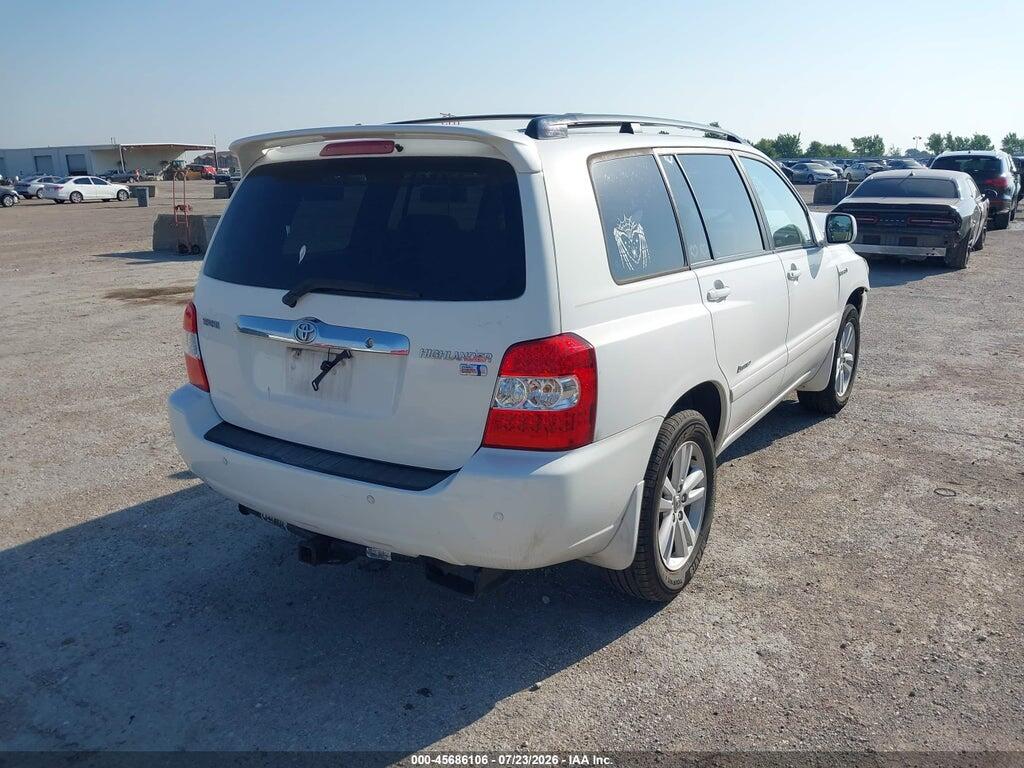 JTEDW21A170021786 2007 TOYOTA HIGHLANDER HYBRID photo no. 4