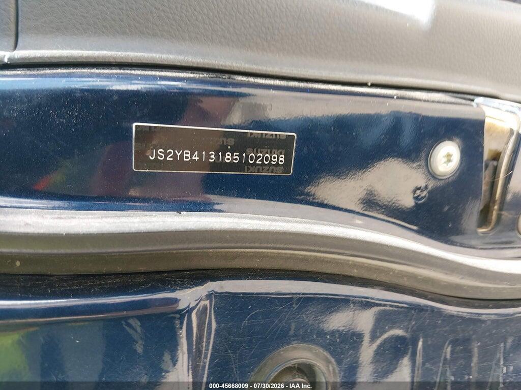 JS2YB413185102098 2008 SUZUKI SX4 photo no. 9