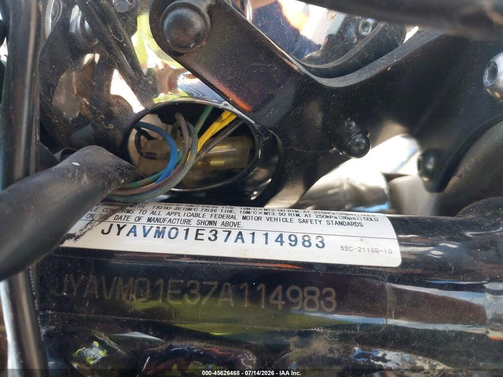 JYAVM01E37A114983 2007 YAMAHA XVS650 photo no. 10