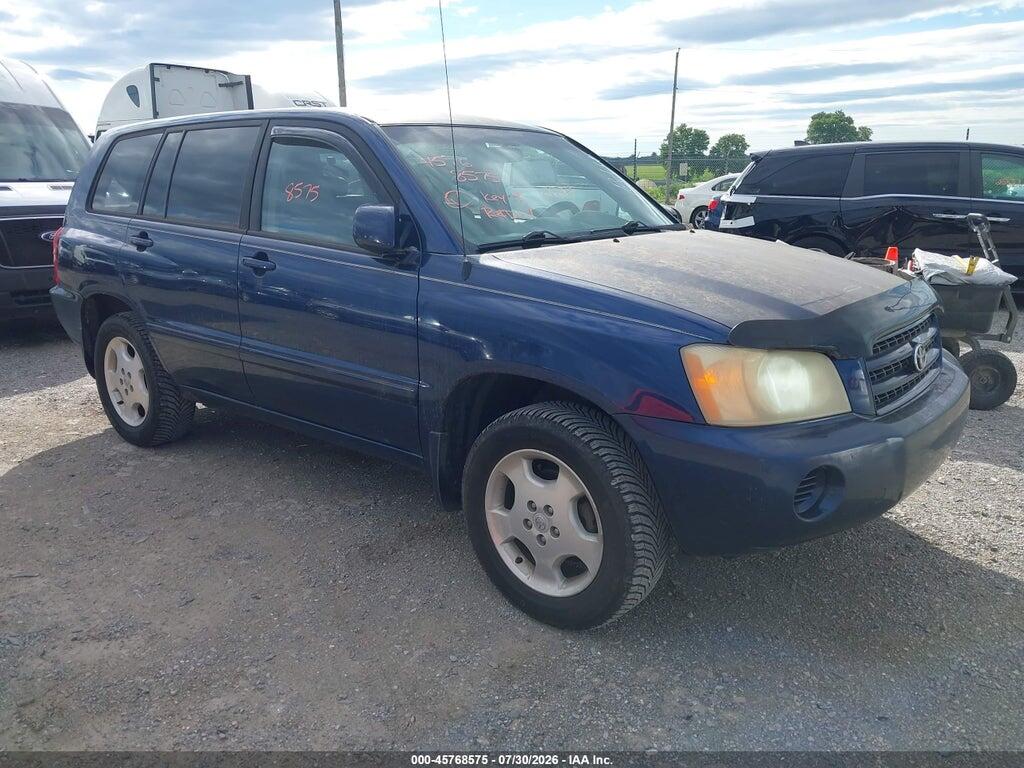JTEHF21A730105266 2003 TOYOTA HIGHLANDER photo no. 1