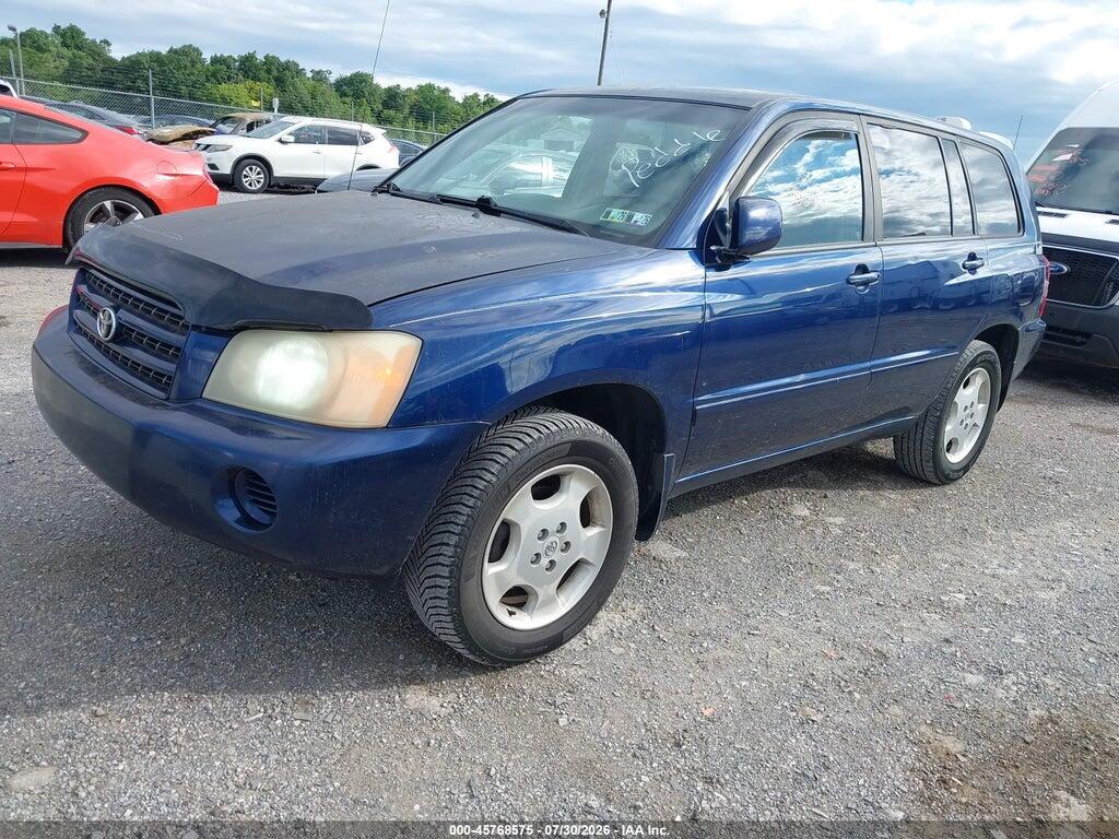 JTEHF21A730105266 2003 TOYOTA HIGHLANDER photo no. 2