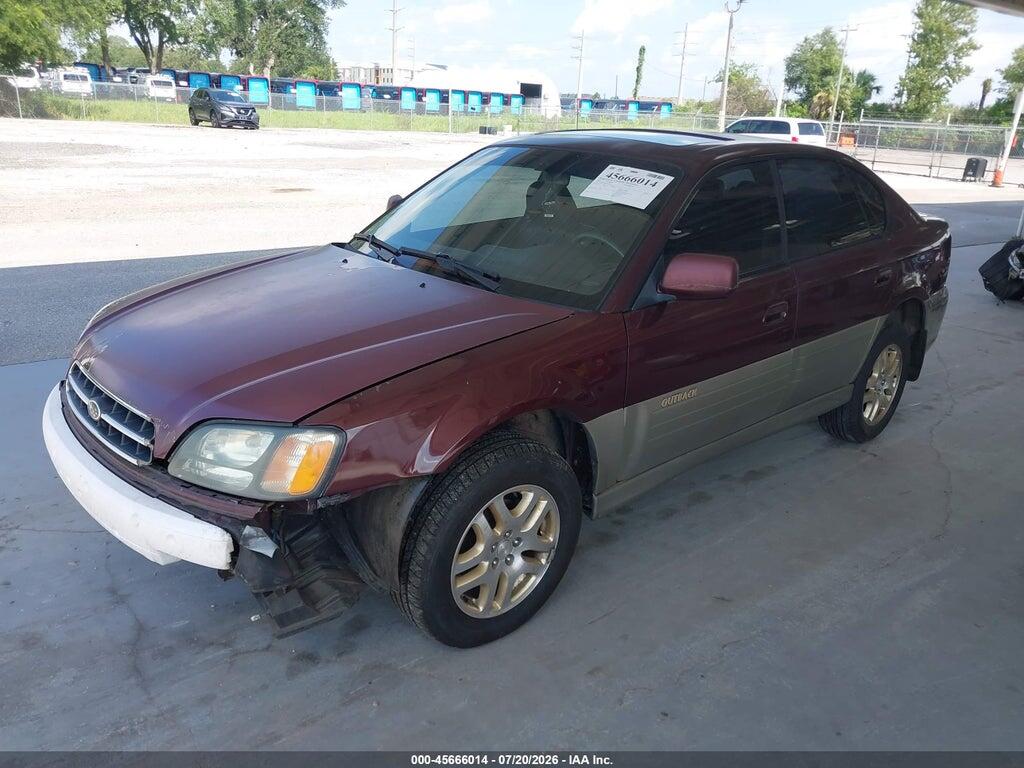 4S3BE6868Y7211150 2000 SUBARU OUTBACK photo no. 2