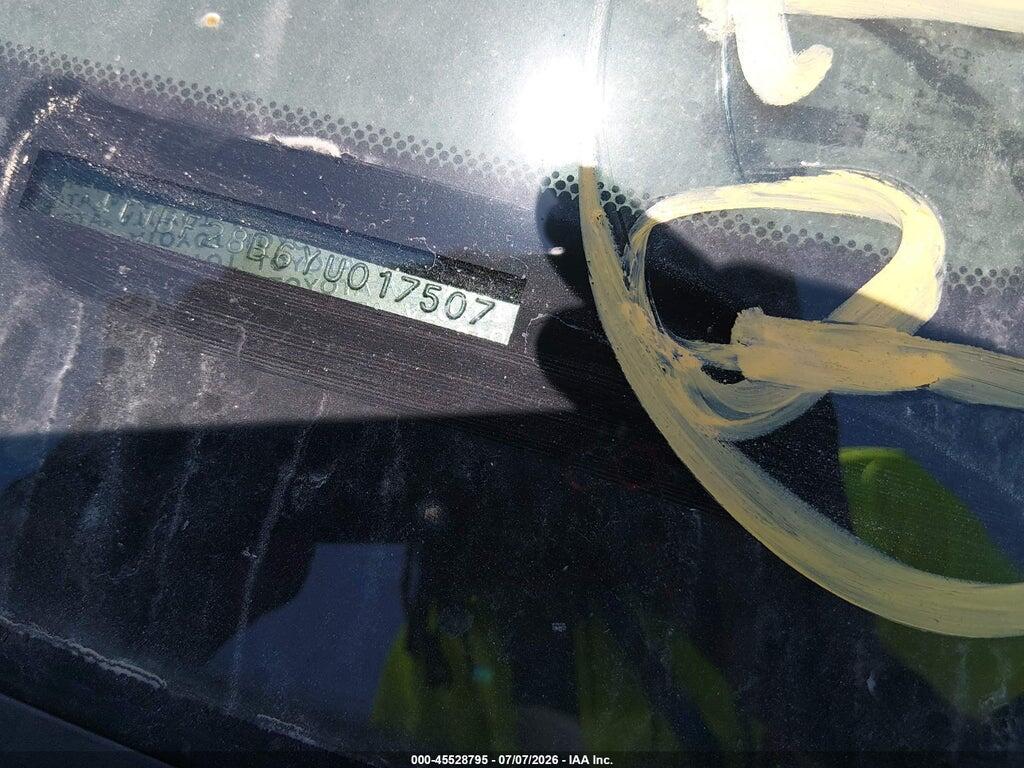 4T1BF28B6YU017507 2000 TOYOTA AVALON photo no. 9