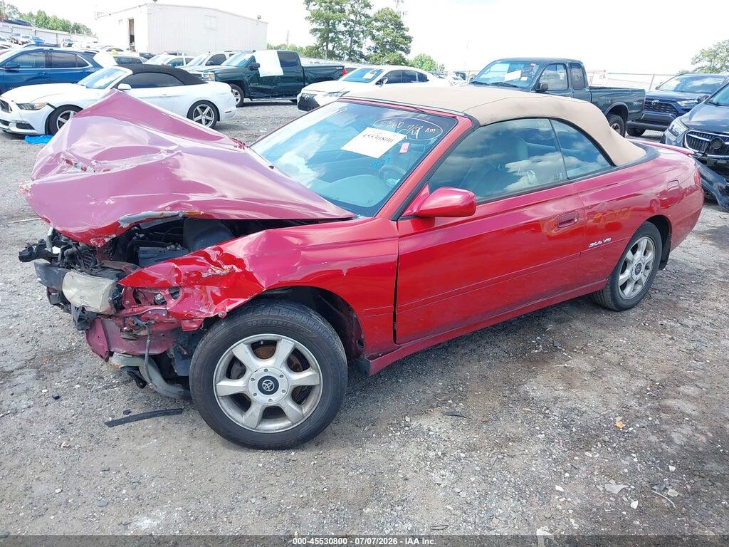 2T1FF28P9YC401974 2000 TOYOTA CAMRY SOLARA photo no. 2