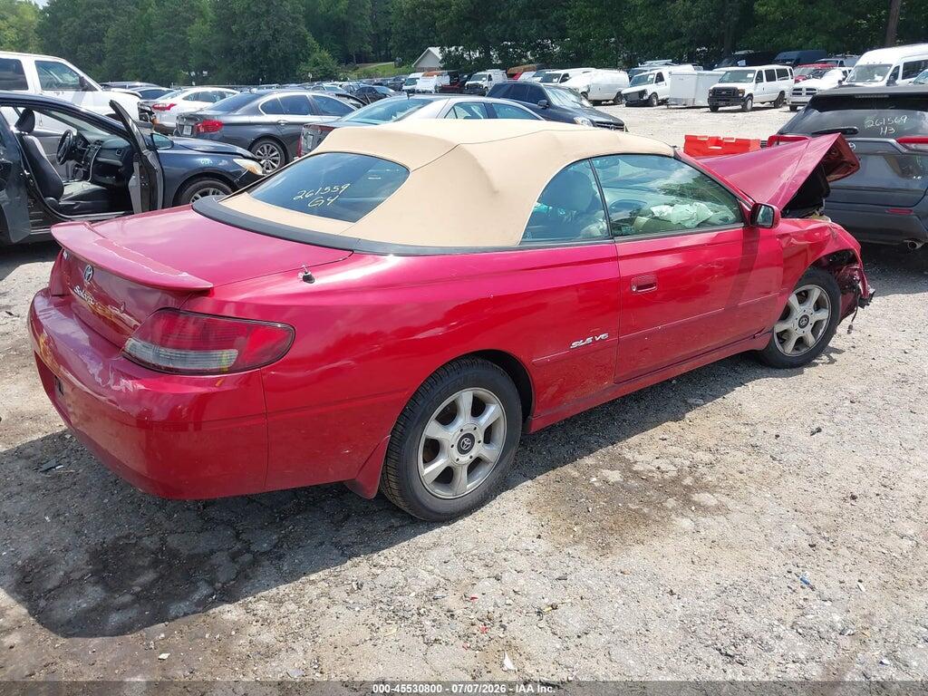 2T1FF28P9YC401974 2000 TOYOTA CAMRY SOLARA photo no. 4