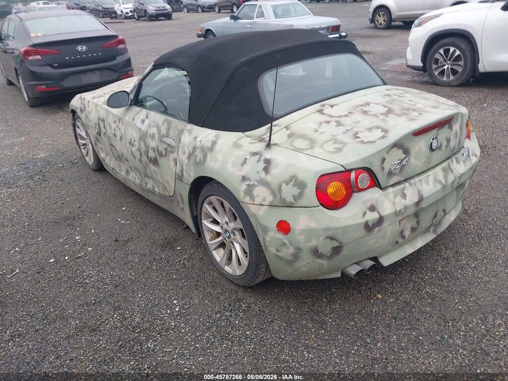 4USBT53483LU02082 2003 BMW Z4 photo no. 3