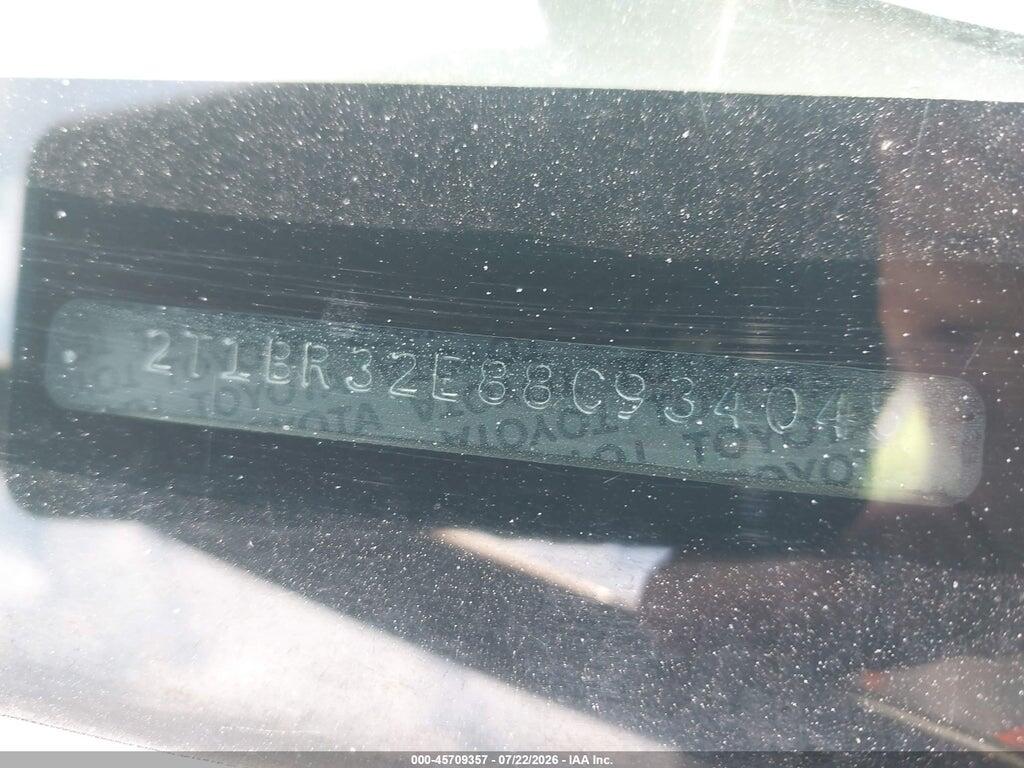 2T1BR32E88C934045 2008 TOYOTA COROLLA photo no. 12