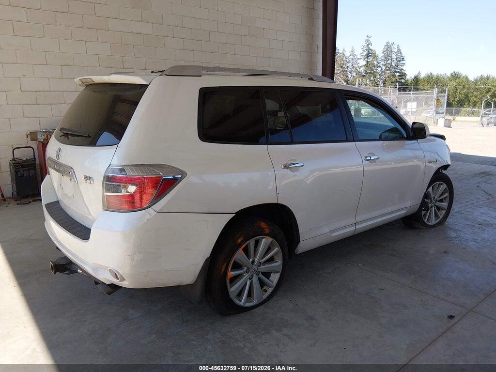 JTEEW41A682009929 2008 TOYOTA HIGHLANDER HYBRID photo no. 4