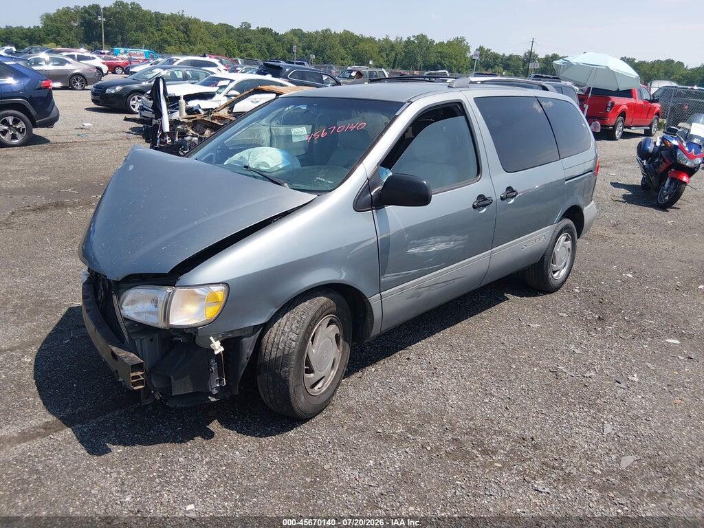4T3ZF13C8YU302340 2000 TOYOTA SIENNA photo no. 2