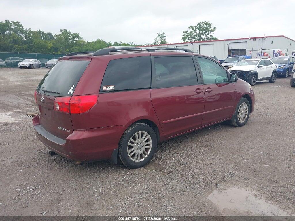 5TD2K23C185205029 2008 TOYOTA SIENNA photo no. 4